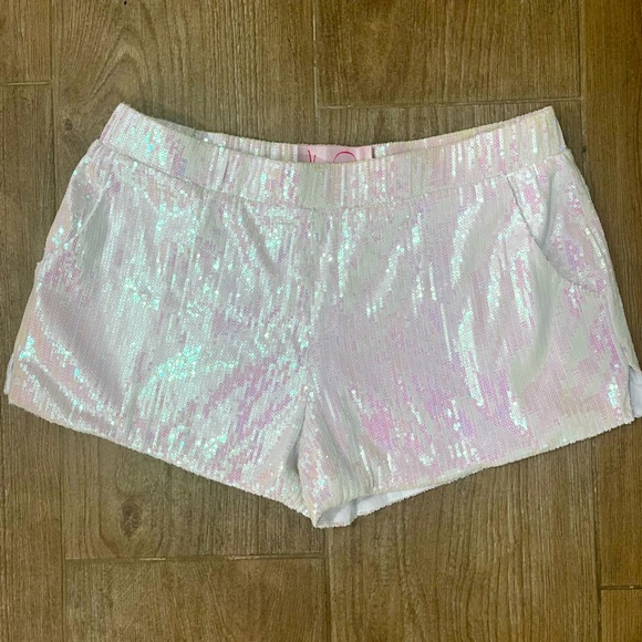 Hayley Paige Sequin Shorts - Picture 3 of 6